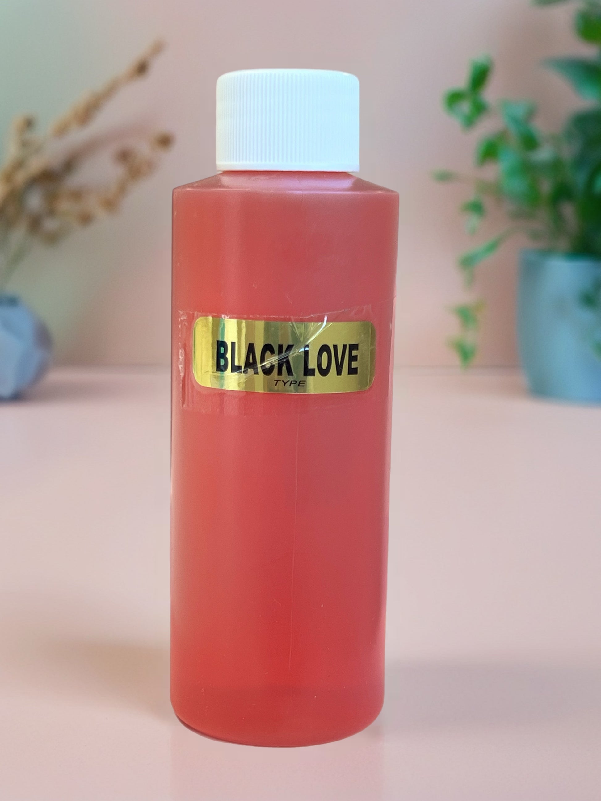 Black love burning oil